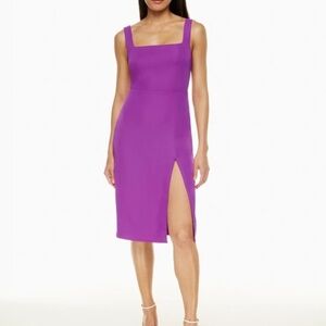 Babaton Aritzia midi slit dress